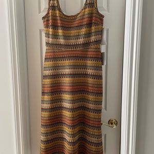 Maggy London crochet knit midi dress NWT